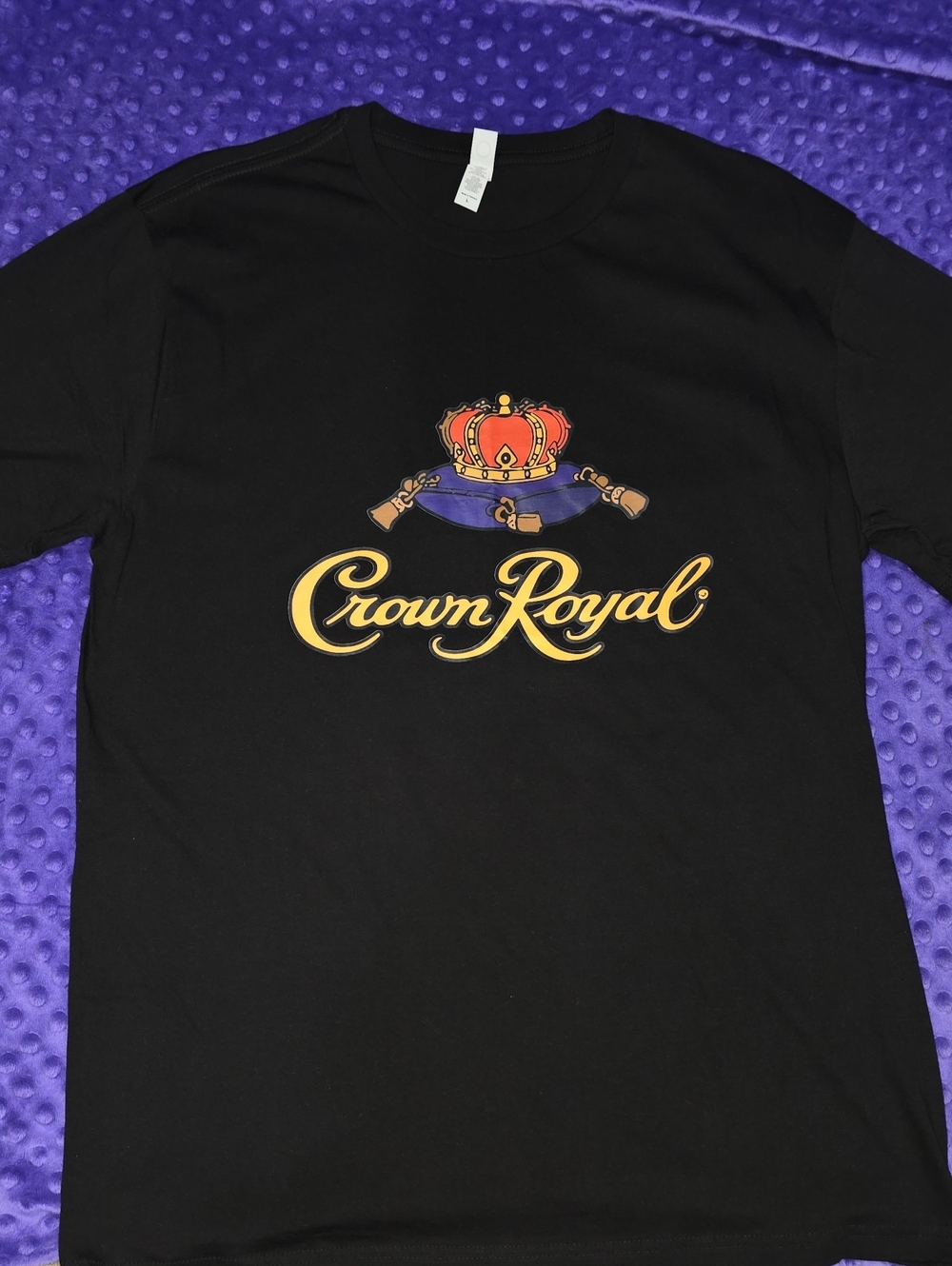 Black Tee with Crown Royal Logo